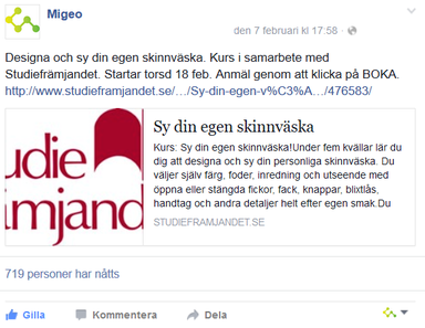 Anmäl genom att klicka BOKA på Studiefrämjandets sida Anmäl genom att klicka BOKA på Studiefrämjandets sida